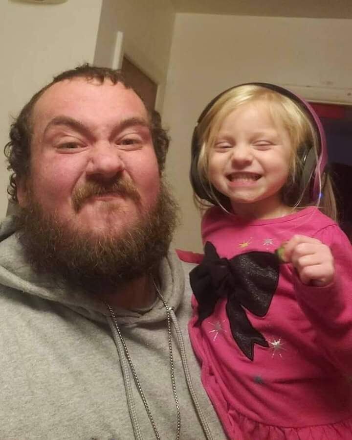 Matthew Grozik with toddler